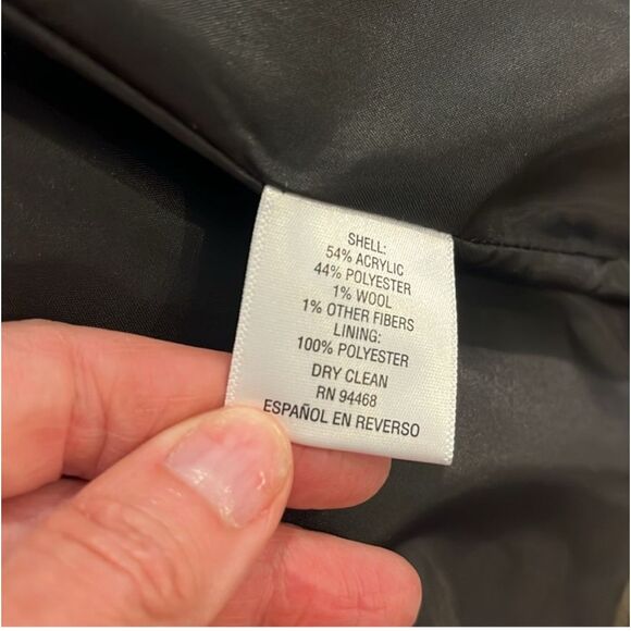 INC | INTERNATIONAL CONCEPTS | burgundy tweed jacket S - Picture 6 of 11